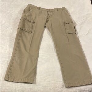 St. John's Bay Tan Cargo Pants Relaxed Fit Cotton